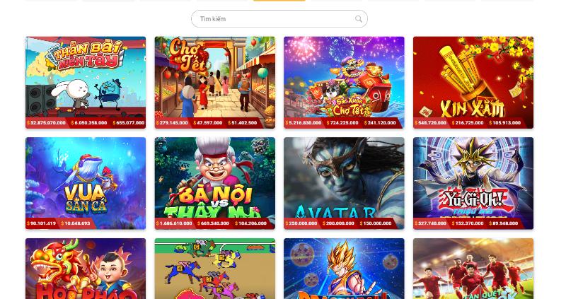 Kho game nổ hũ Five88 khổng lồ